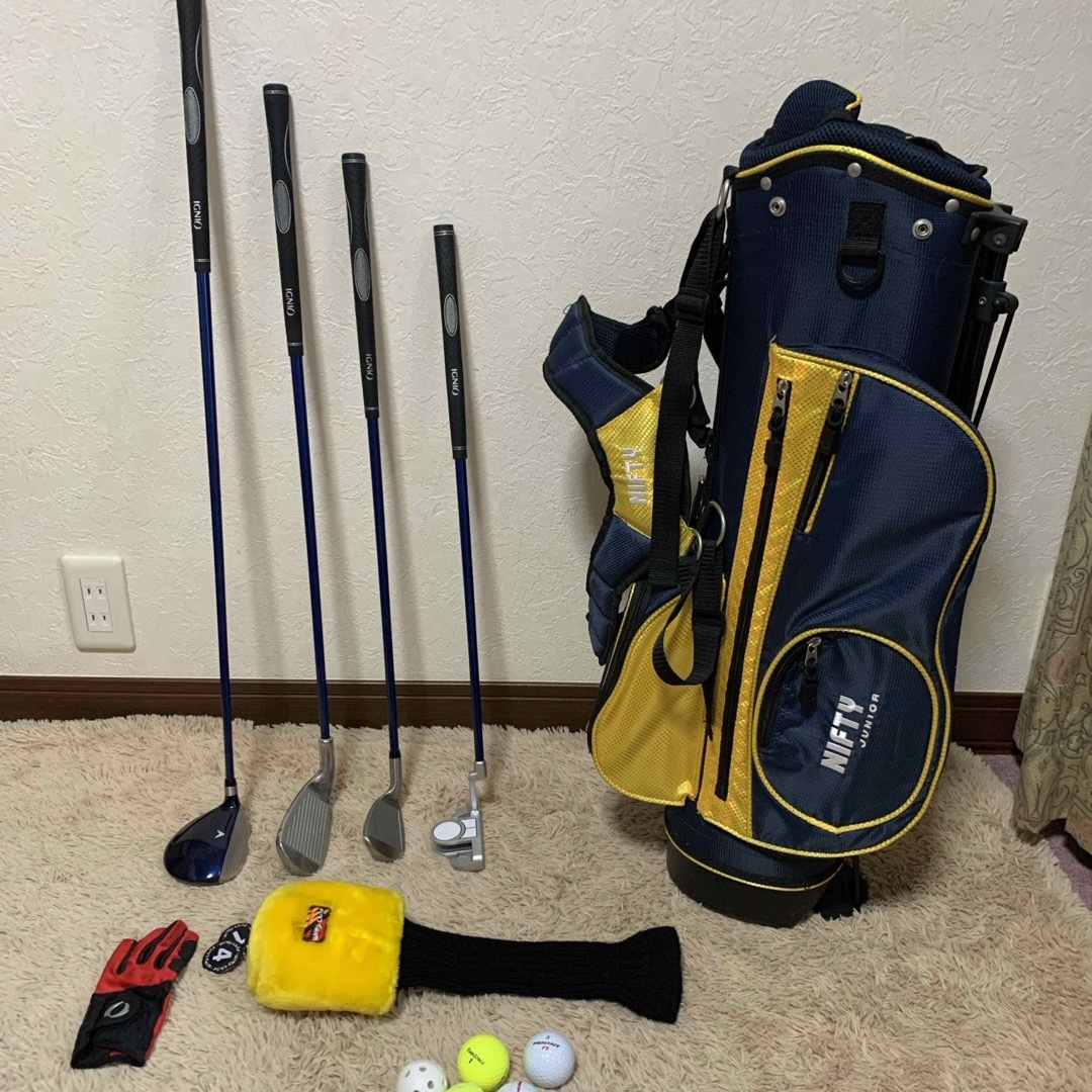 子供用ジュニアゴルフセット🏌️バッグほかおまけ付❗️小学生〜 子供用ジュニアゴルフセット🏌️バッグほかおまけ付❗️小学生〜
