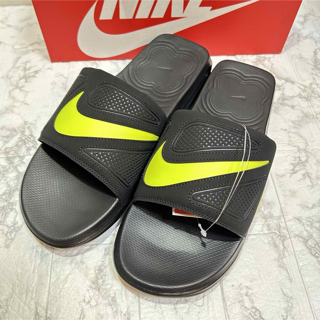新品 未使用 NIKE AIRMAX CIRRO SLIDEブラック/サイバーの通販 新品 未使用 NIKE AIRMAX CIRRO SLIDEブラック/サイバーの通販