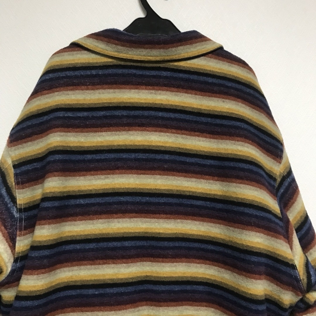 90s ナイジェルケーボン ボーダー ブランケット ジャケット 90s ナイジェルケーボン ボーダー ブランケット ジャケット