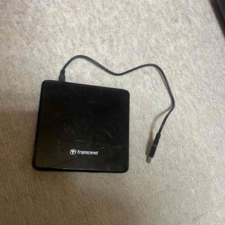 Transcend 超薄型ポータブルCD/DVDドライブ TS8XDVDS-K(PC周辺機器)