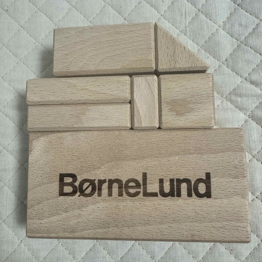 BorneLund(ボーネルンド)のボーネルンド 積み木 白木 S キッズ/ベビー/マタニティのおもちゃ(積み木/ブロック)の商品写真