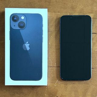 アップル(Apple)の極美品iPhone13 mini 128GB ミッドナイト　アップル　ミニ(スマートフォン本体)