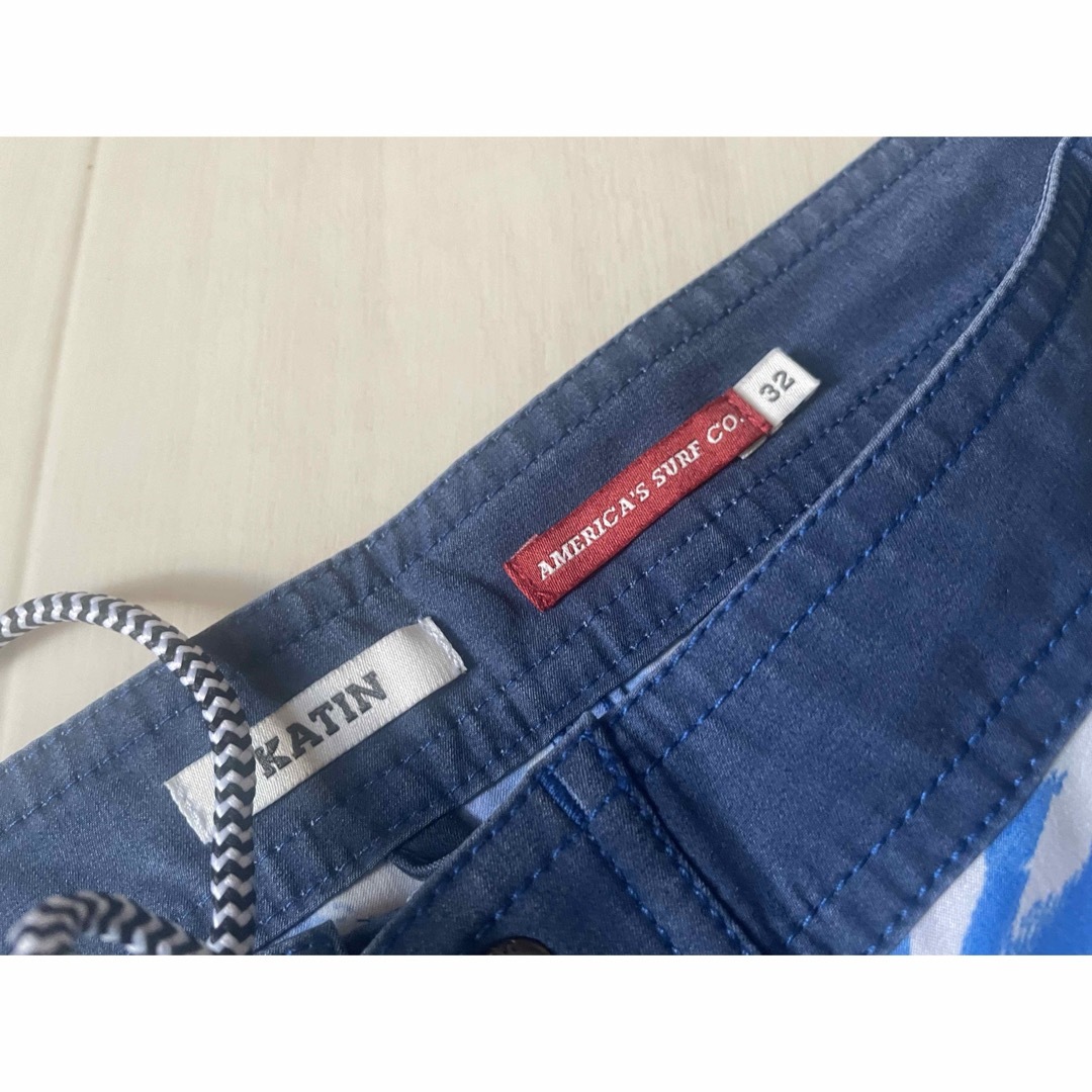 Katie - katin サーフパンツ メンズ水着 新品未使用 ブルー水着 Katie - katin サーフパンツ メンズ水着 新品未使用 ブルー水着