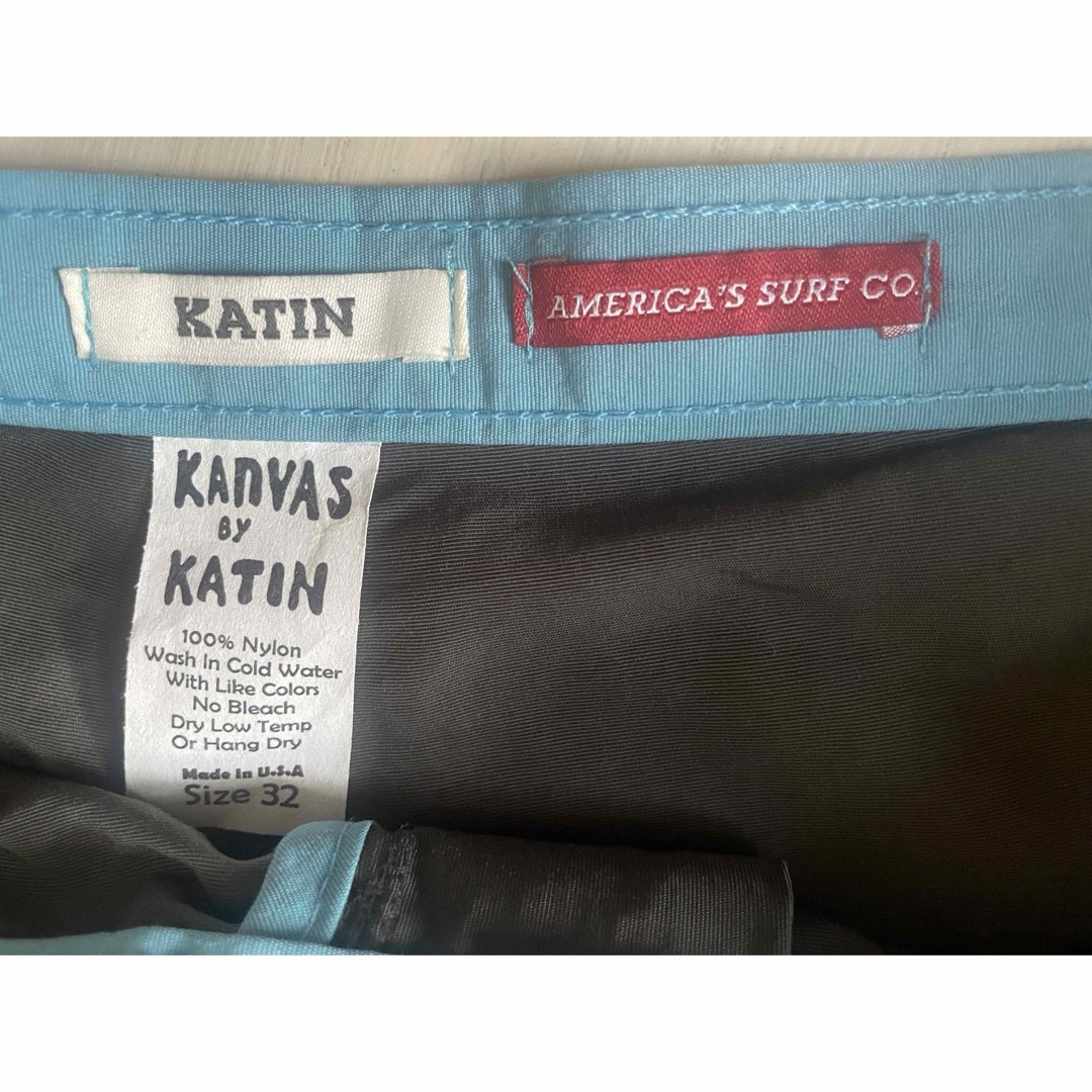 Katie - katin サーフパンツ メンズ水着 新品未使用 ブルー水着 Katie - katin サーフパンツ メンズ水着 新品未使用 ブルー水着