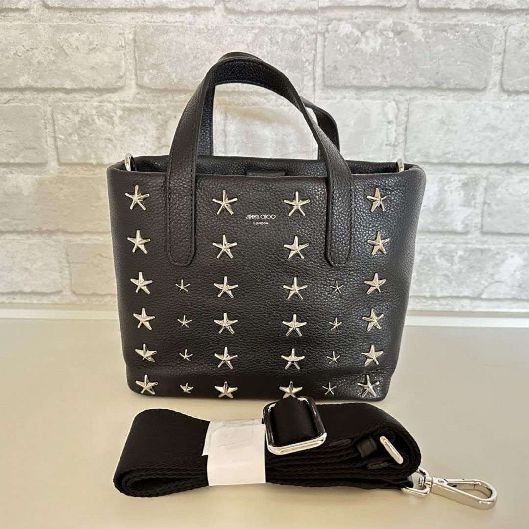 JIMMY CHOO - 大人気JIMMY CHOO☆ミニトートバッグ☆MINI JIMMY CHOO - 大人気JIMMY CHOO☆ミニトートバッグ☆MINI