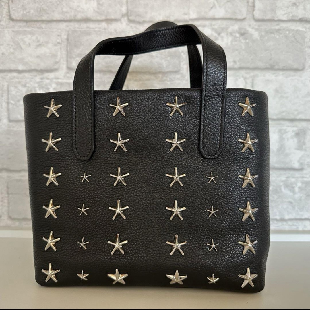 JIMMY CHOO - 大人気JIMMY CHOO☆ミニトートバッグ☆MINI JIMMY CHOO - 大人気JIMMY CHOO☆ミニトートバッグ☆MINI
