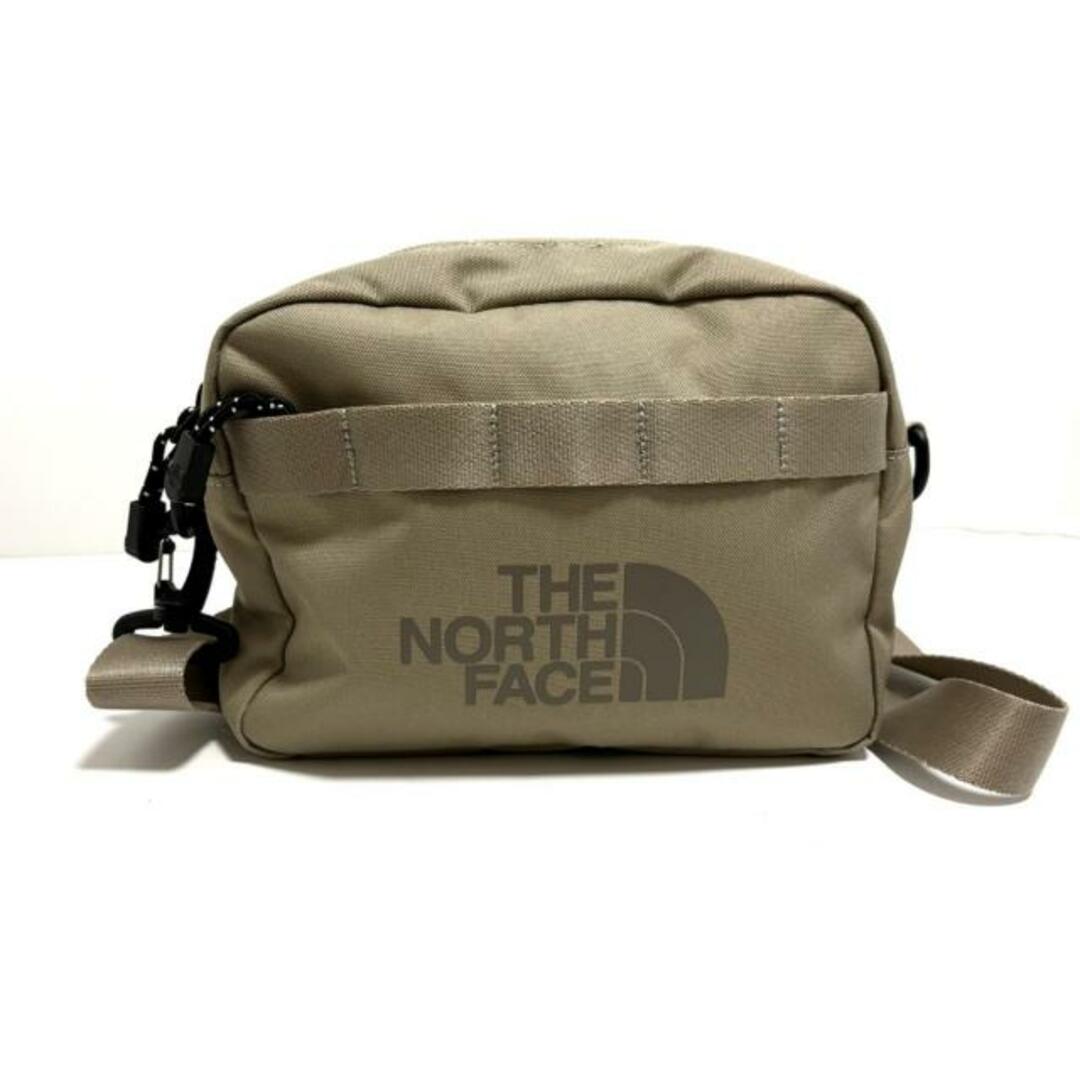 THE NORTH FACE(ノースフェイス) ショルダーバッグ美品  - NN2PP53L グレーベージュ ホワイトレーベル/ストラップ着脱可 ナイロン