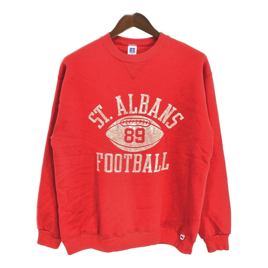 USA製 古着 90's ラッセル スウェット 赤 - トップス USA製 古着 90's ラッセル スウェット 赤 - トップス