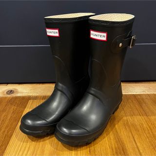 HUNTER》ハンター レインブーツ 長靴 ネイビー 22cm ぬぎ HUNTER》ハンター レインブーツ 長靴 ネイビー 22cm ぬぎ