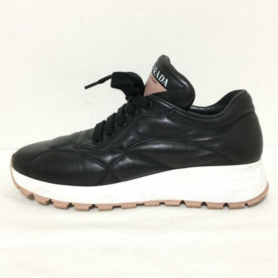 PRADA(プラダ) スニーカー 37 1/2 レディース - 黒 インソール PRADA(プラダ) スニーカー 37 1/2 レディース - 黒 インソール
