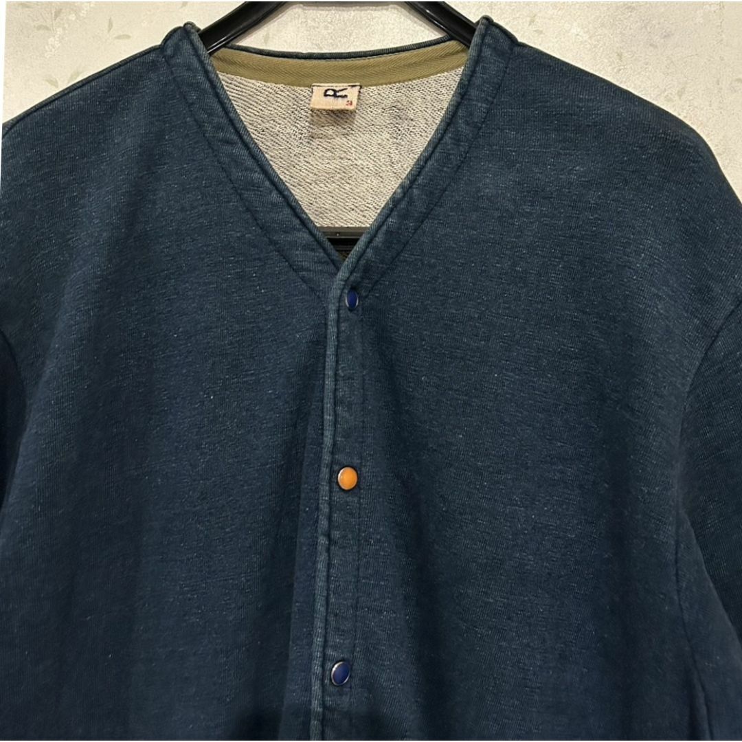 美品 R by 45rpm インディゴ スウェットカーディガン 45R - トップス 美品 R by 45rpm インディゴ スウェットカーディガン 45R - トップス