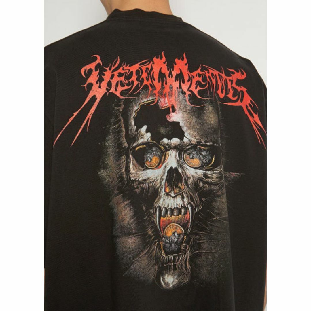 VETEMENTS - 希少16AW ヴェトモン 限定 ヘビーメタル スカル T VETEMENTS - 希少16AW ヴェトモン 限定 ヘビーメタル スカル T