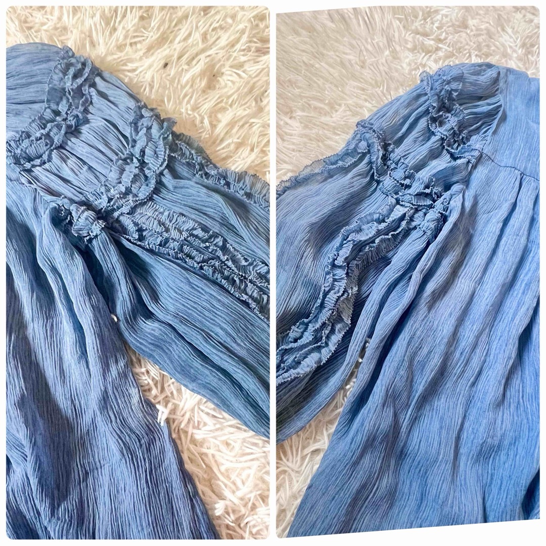 ULLA JOHNSON シルク ブラウス カーディガン ギャザー 長袖