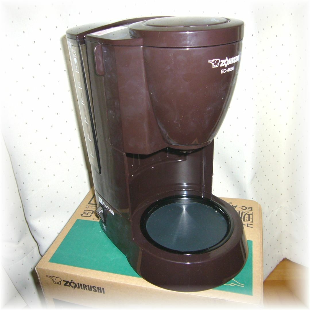 象印 コーヒーメーカー 6杯用 EC-AK60-TD(EC-AK60-TD(未使用 象印 コーヒーメーカー 6杯用 EC-AK60-TD(EC-AK60-TD(未使用
