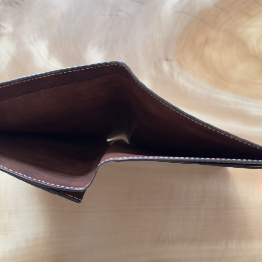 Berluti ベルルッティ カリグラフィー二つ折り財布 バーガンディ Berluti ベルルッティ カリグラフィー二つ折り財布 バーガンディ