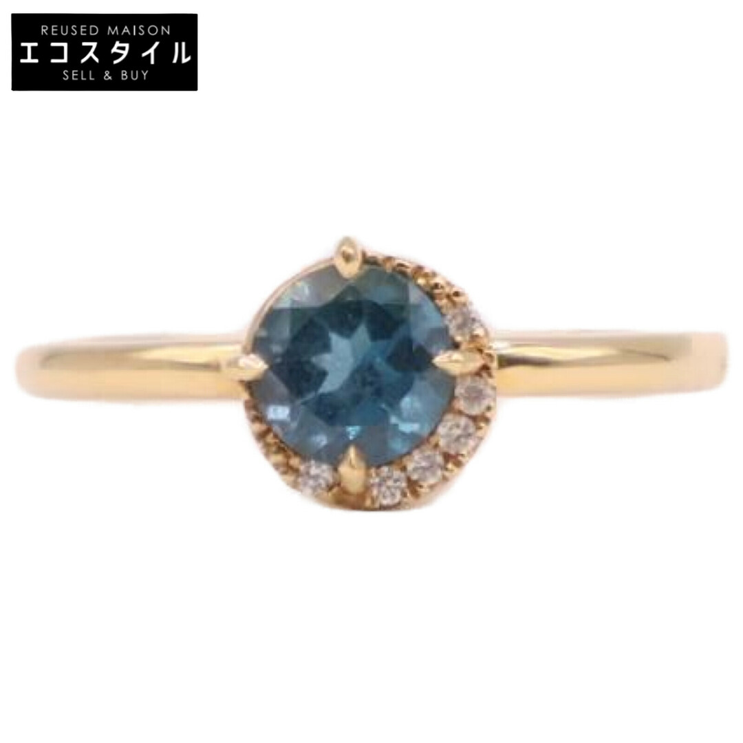 POWER ON THE MOON BLUE TOPAZ RING(2ZR1545)K18 リング|スター POWER ON THE MOON BLUE TOPAZ RING(2ZR1545)K18 リング|スター