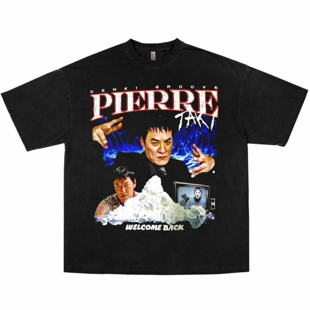 ピエール瀧 電気グルーヴ Tシャツ ブラック vintageの通販 by