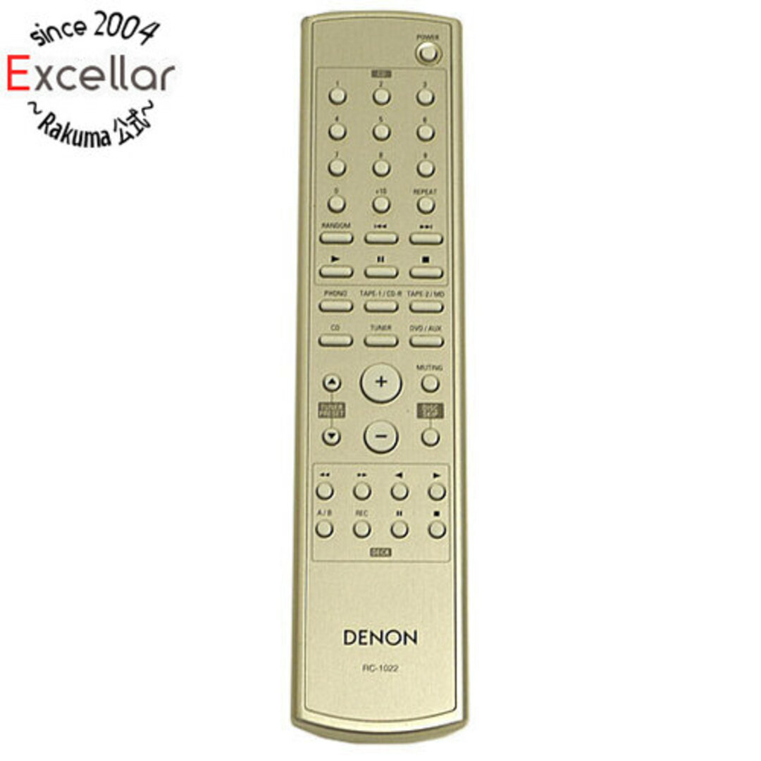 DENON - DENON オーディオリモコン RC-1022の通販 by エクセラー DENON - DENON オーディオリモコン RC-1022の通販 by エクセラー