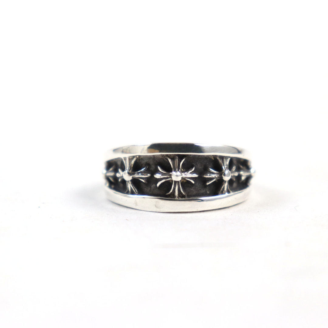 美品○CHROME HEARTS クロムハーツ NARROW V-BAND CH PLUS