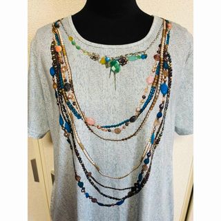 SHINNOSUKE Designed by Peter ネックレスデザイン(Tシャツ(半袖/袖なし))