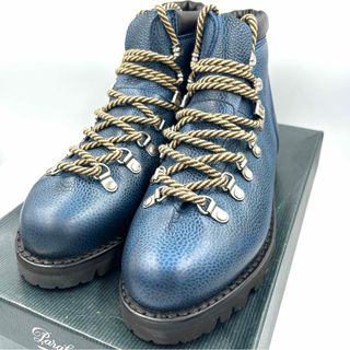 Paraboot - 【レア】パラブーツ アヴォリアーズUK6 ブルーの通販 Paraboot - 【レア】パラブーツ アヴォリアーズUK6 ブルーの通販