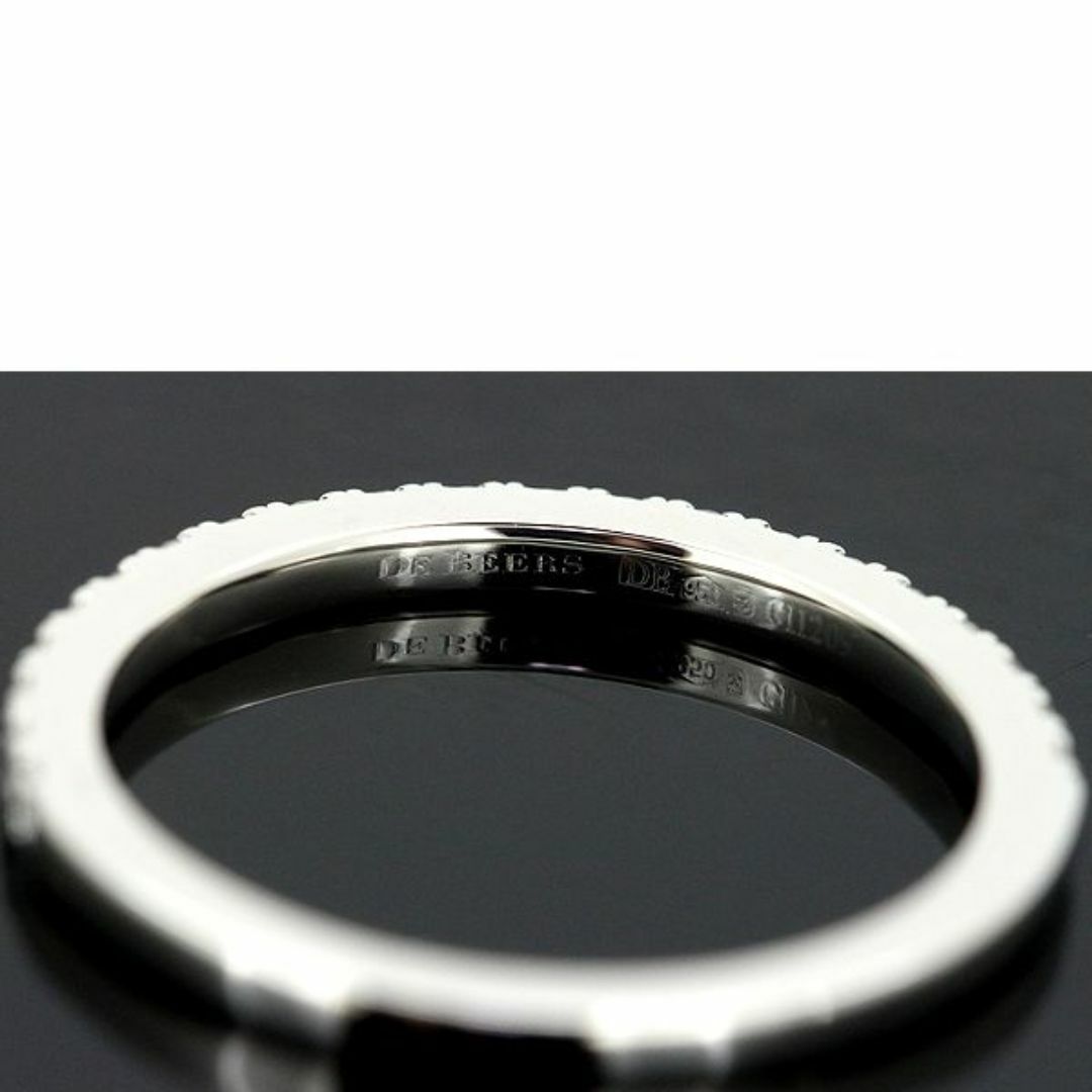 デビアス ダイヤモンド エタニティー リング Pt950 9号弱 デビアス ダイヤモンド エタニティー リング Pt950 9号弱