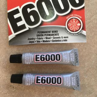 超強力ボンド E6000 使い切り切りサイズ 2本(日用品/生活雑貨)
