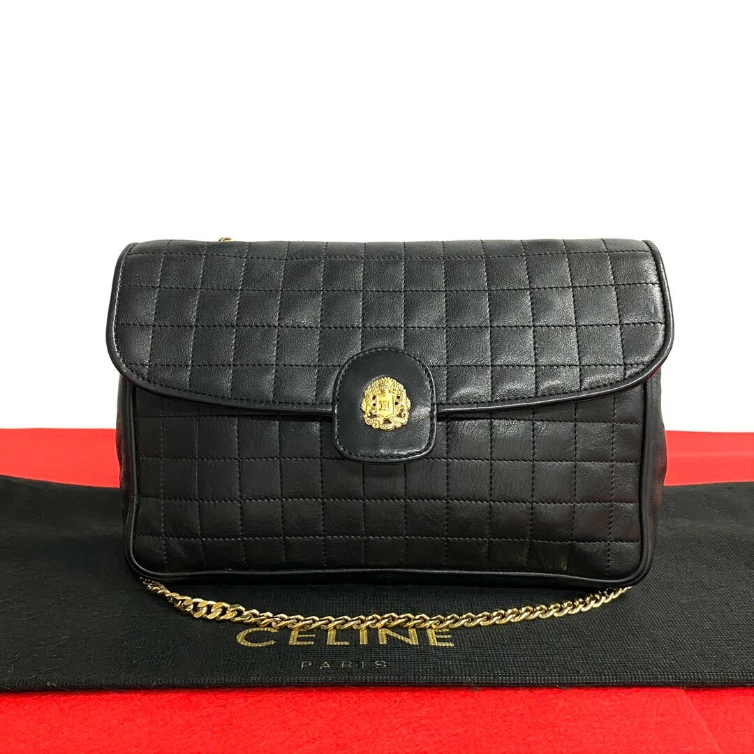 極美品CELINE セリーヌ ショルダーバッグ トリオンフ マカダム柄 総柄 極美品CELINE セリーヌ ショルダーバッグ トリオンフ マカダム柄 総柄