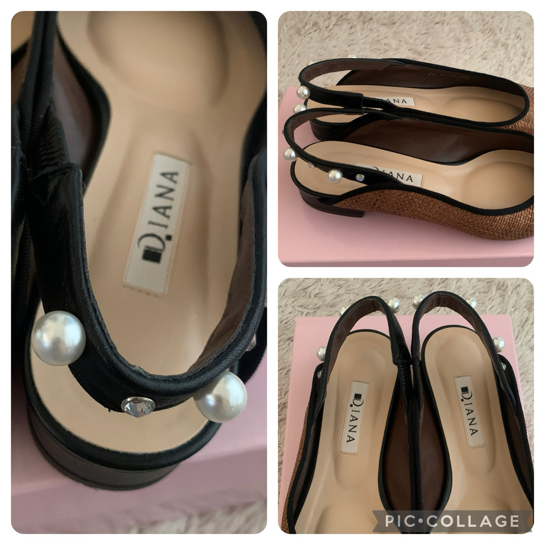 ✤ダイアナ DIANA パール×ビジュー バックストラップ パンプス ✤ダイアナ DIANA パール×ビジュー バックストラップ パンプス