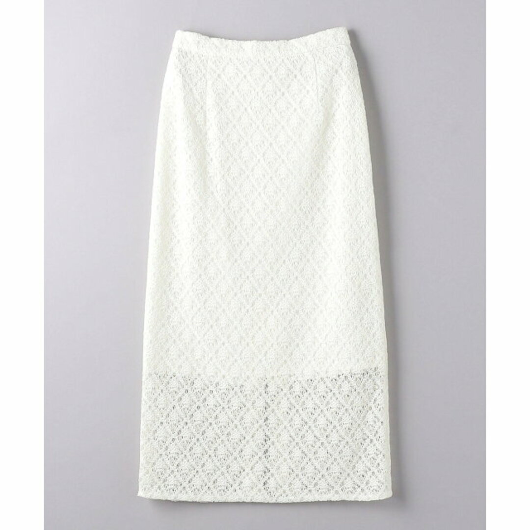 UNITED ARROWS - 【OFF WHITE】【M(38)】コードレース ロング UNITED ARROWS - 【OFF WHITE】【M(38)】コードレース ロング