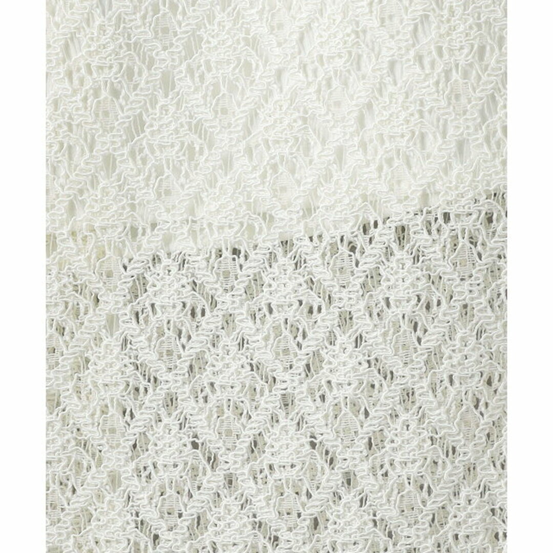 UNITED ARROWS - 【OFF WHITE】【M(38)】コードレース ロング UNITED ARROWS - 【OFF WHITE】【M(38)】コードレース ロング