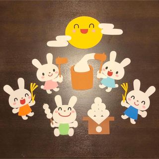 壁面飾り☆お月見とひまわり、すいか(その他)