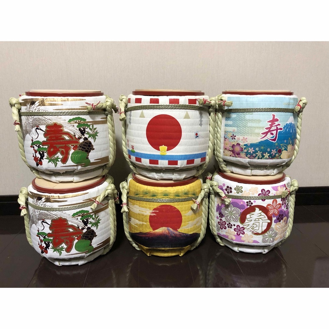 ミニ鏡開きセット(こもだる)6セット ウェディング ミニ鏡開きセット(こもだる)6セット ウェディング