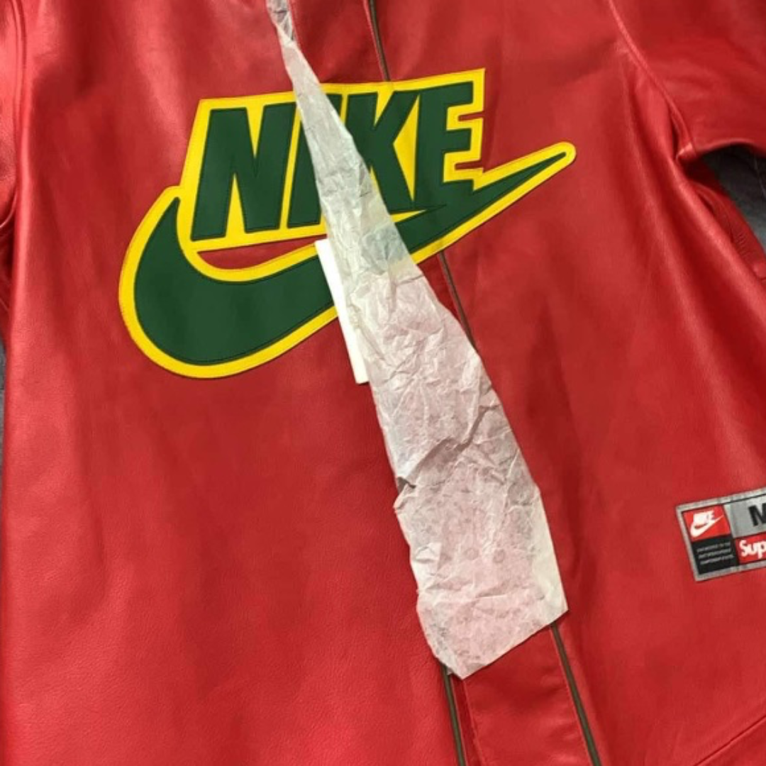 Supreme - Supreme Nike Leather Baseball Jersey Redの通販 by Supreme - Supreme Nike Leather Baseball Jersey Redの通販 by