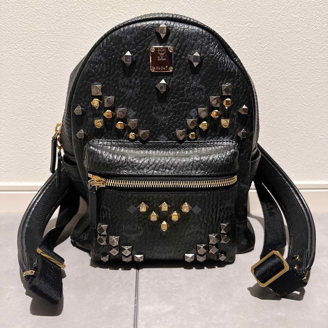 MCM スタッズリュック バックパック ブラック MCM スタッズリュック バックパック ブラック