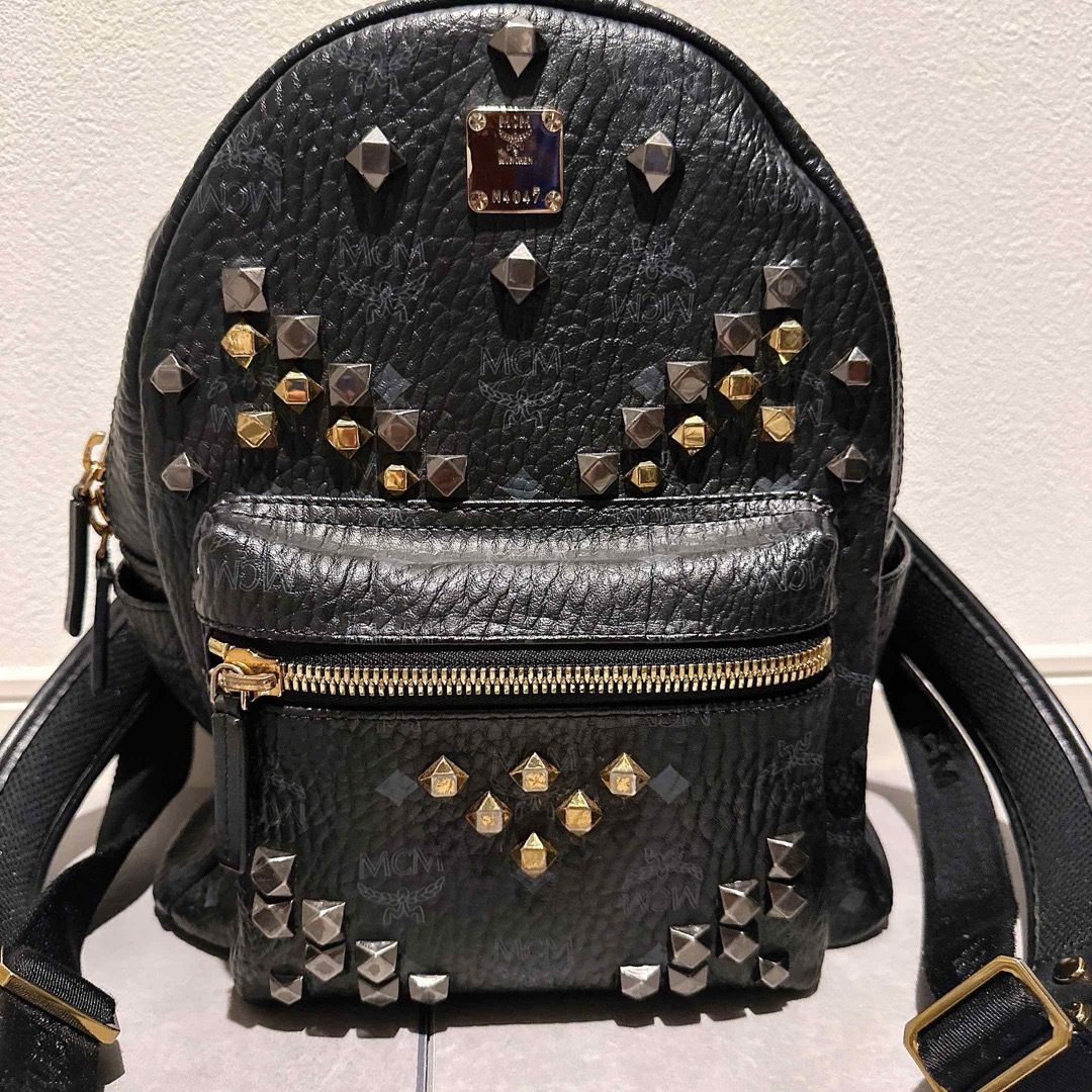 MCM スタッズリュック バックパック ブラック MCM スタッズリュック バックパック ブラック