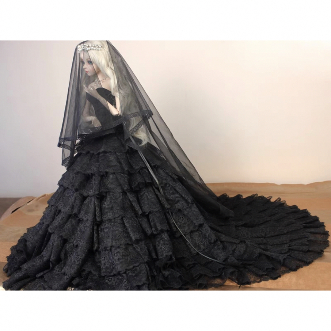 ウェディングドレス 全セット 60cm 人形 球体関節人形 BJDドール ウェディングドレス 全セット 60cm 人形 球体関節人形 BJDドール