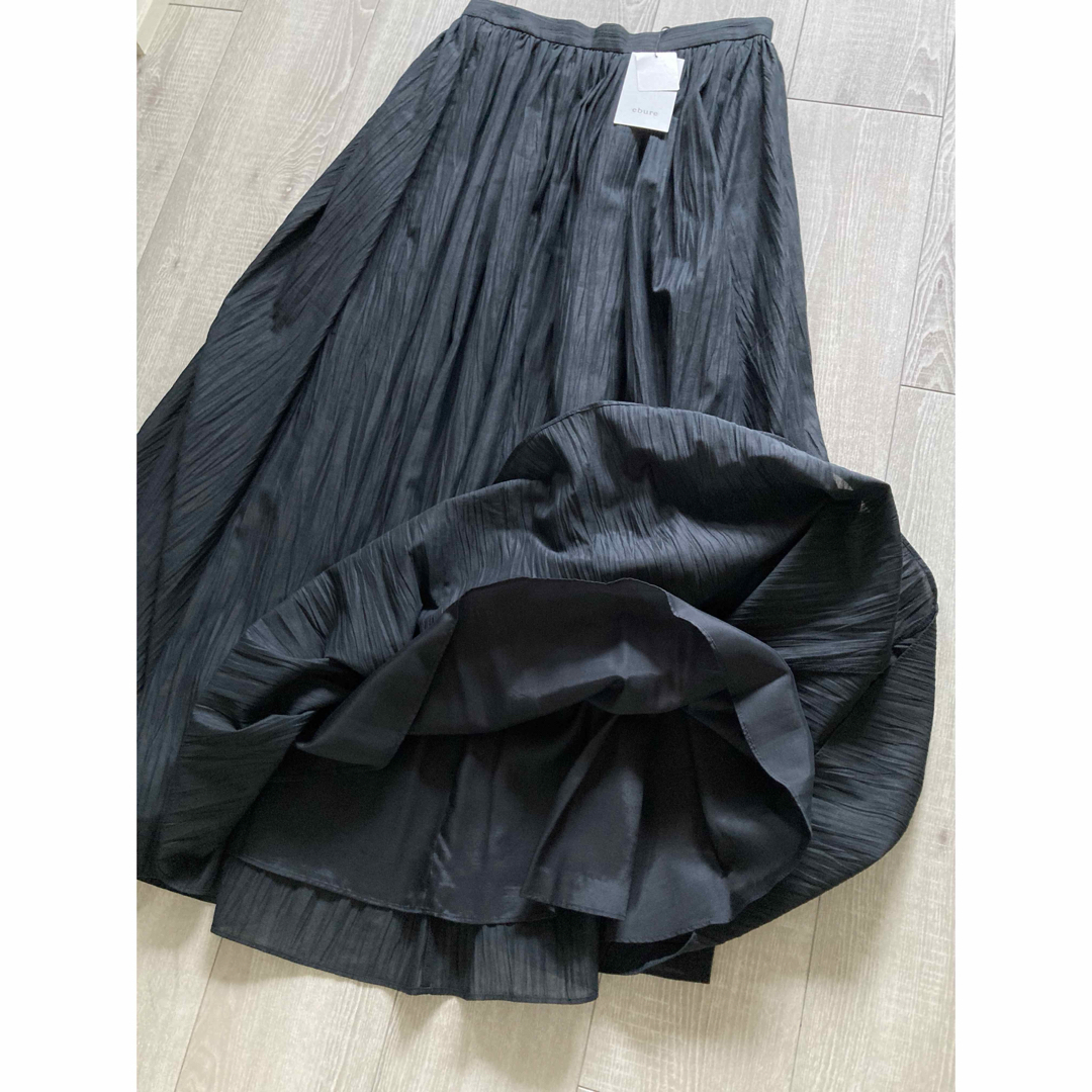 ebure - ❤︎新品❤︎ebure エブール❤︎ブラックマキシスカート ebure - ❤︎新品❤︎ebure エブール❤︎ブラックマキシスカート