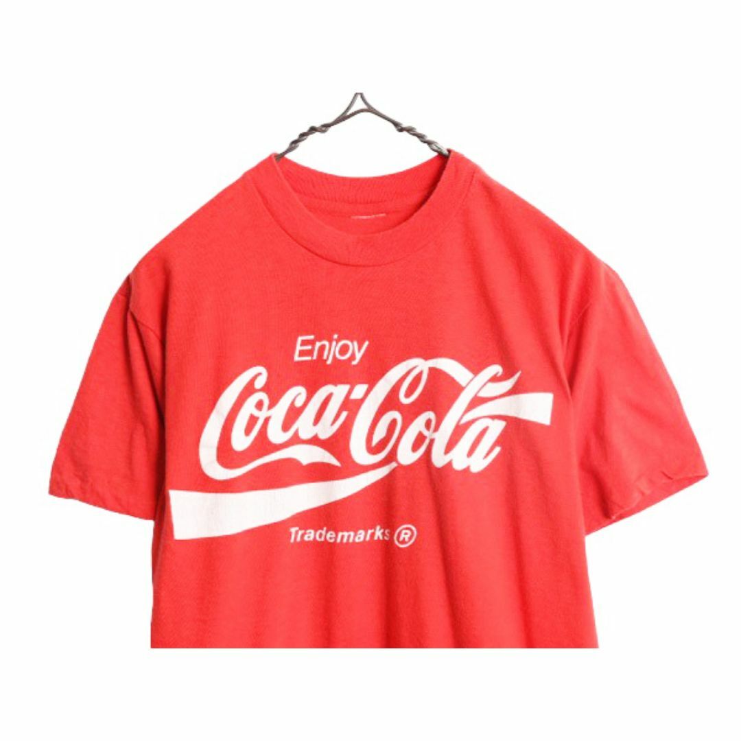80s コカコーラ プリント 半袖 Tシャツ メンズ レディース S 程 80s コカコーラ プリント 半袖 Tシャツ メンズ レディース S 程