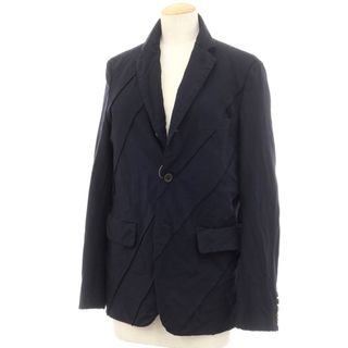 【中古】コムデギャルソン オムドゥ COMME des GARCONS HOMME DEUX 2020年春夏 ポリエステル カジュアルジャケット ダークネイビー【サイズXS】【レディース】