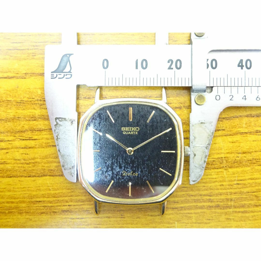 K池192/ SEIKO ドルチェ 腕時計 メンズ クオーツ 10K SS 刻印 K池192/ SEIKO ドルチェ 腕時計 メンズ クオーツ 10K SS 刻印