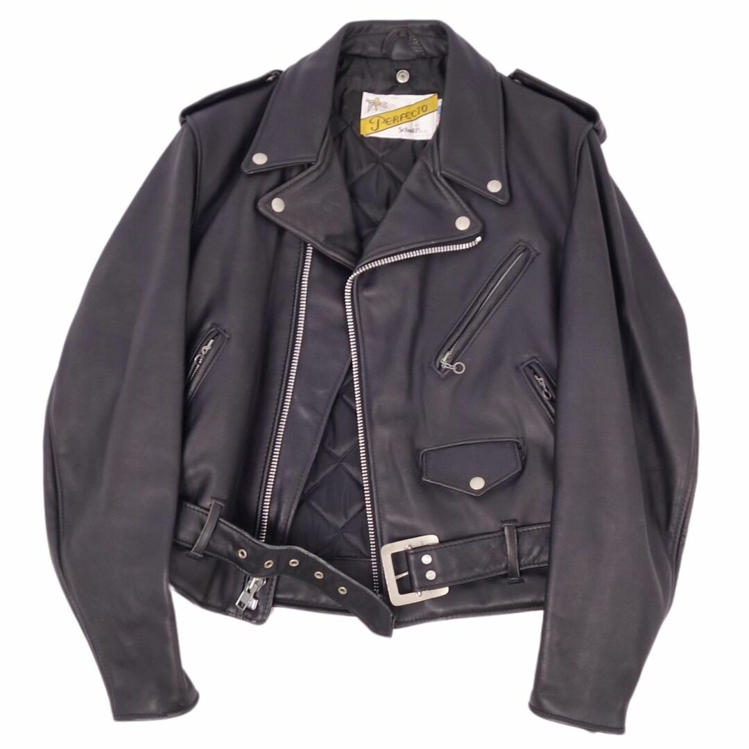 schott ショット 118 黒革 ダブルライダースジャケット 40 米国 schott ショット 118 黒革 ダブルライダースジャケット 40 米国