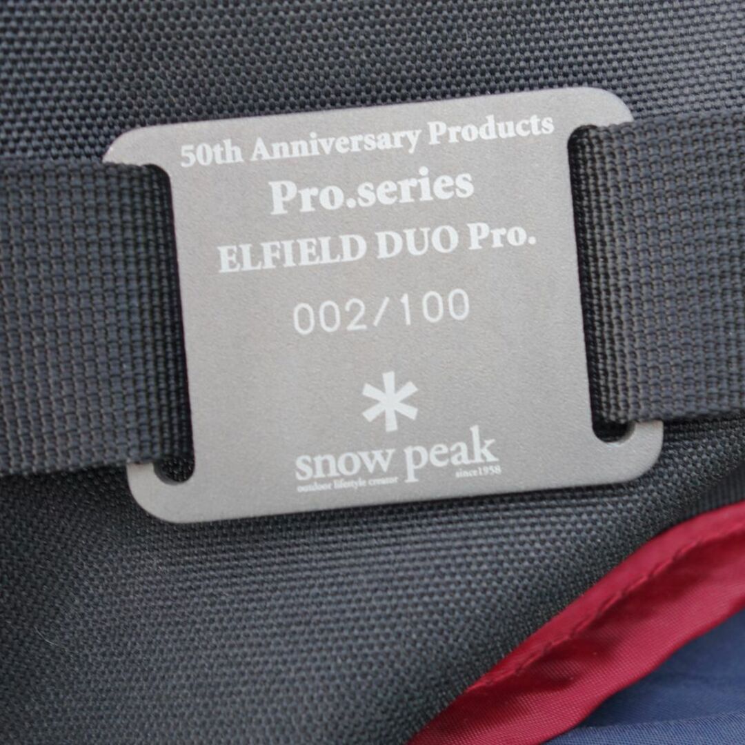 スノーピーク snowpeak 50th 記念 限定品 002/100 エル スノーピーク snowpeak 50th 記念 限定品 002/100 エル