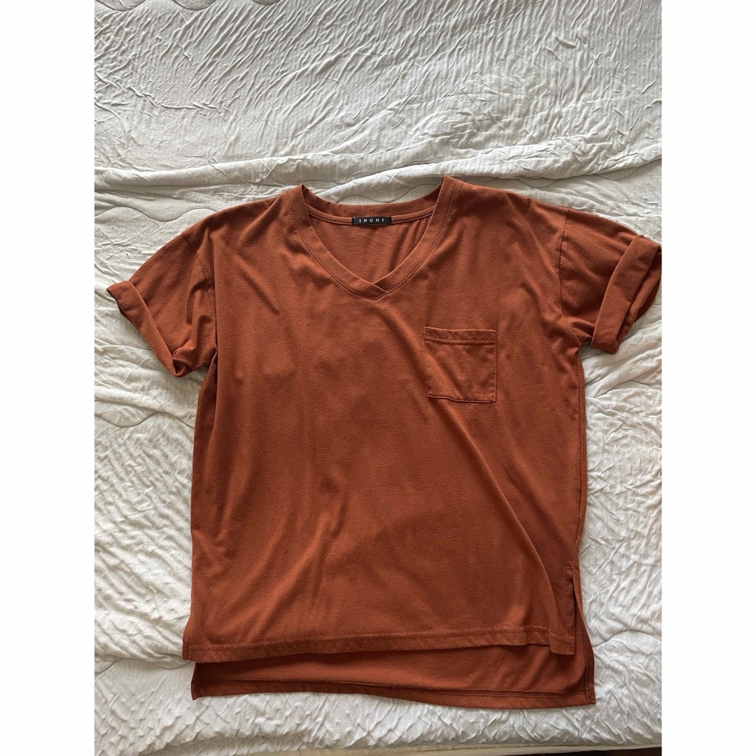 Tシャツ テラコッタ レディースのトップス(Tシャツ(半袖/袖なし))の商品写真