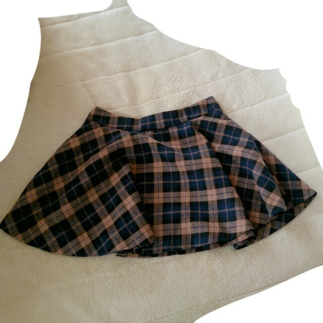 titty&co(ティティアンドコー)のチェックフレアスカート レディースのスカート(ミニスカート)の商品写真
