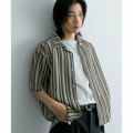 【GRN×YLE】『ユニセックス』『洗濯可』アソートレースオープンカラーシャツ(