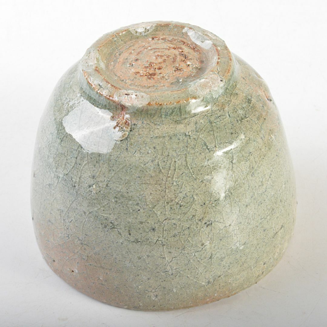 茶道具 登窯 木村盛和作 自然灰釉 茶碗 共布共箱 C R7477 茶道具 登窯 木村盛和作 自然灰釉 茶碗 共布共箱 C R7477
