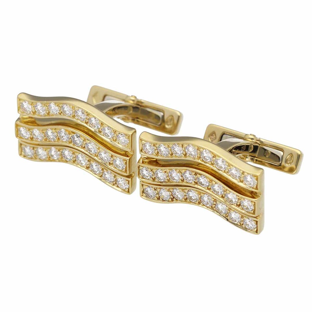 Cartier - Cartier カルティエ ダイヤ 3Row カフス K18 750 YG イエローゴールド【送料無料】【中古】31280453