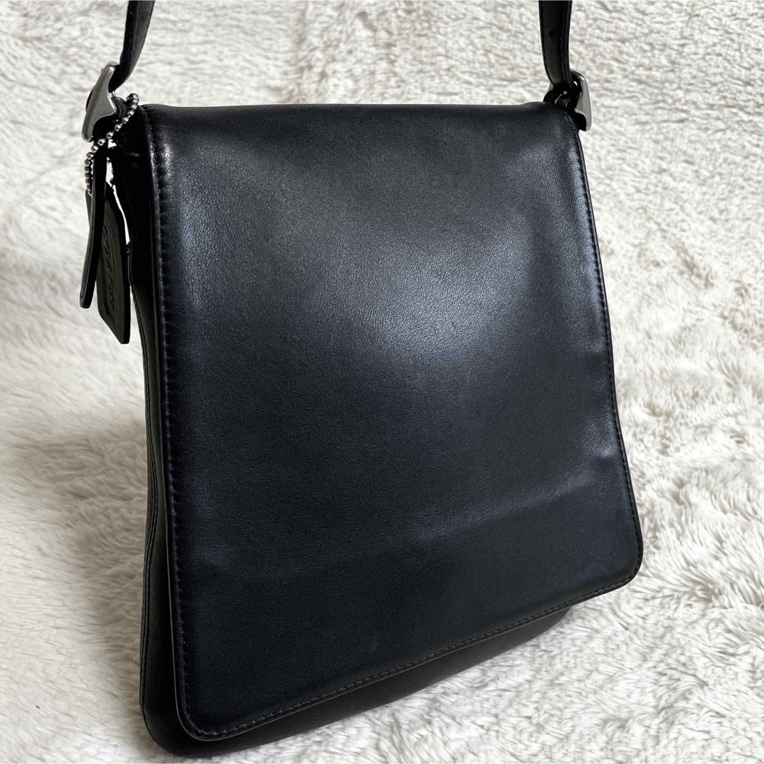 ☆美品☆ COACH オールドコーチ ショルダーバッグ 黒 ブラック ☆美品☆ COACH オールドコーチ ショルダーバッグ 黒 ブラック