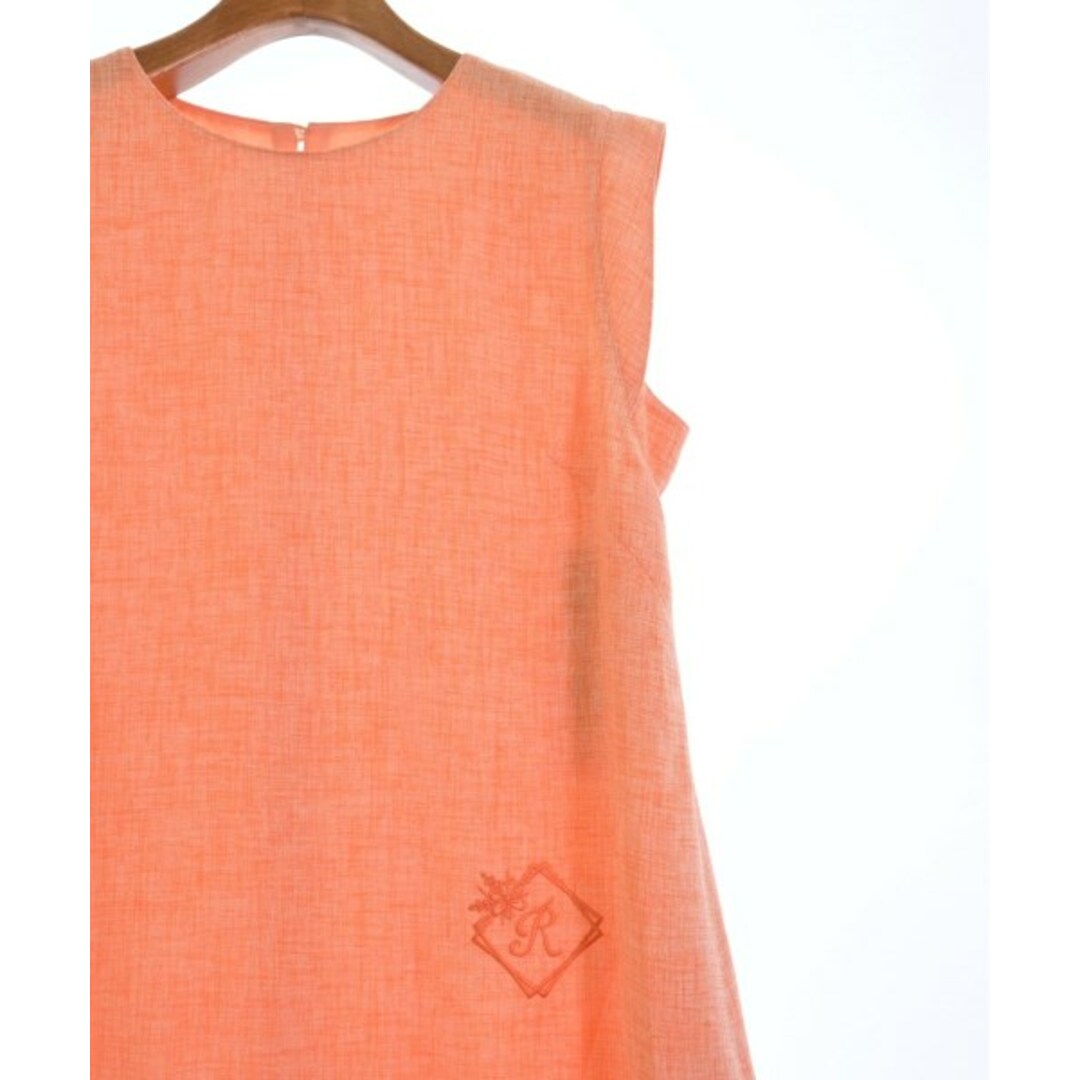 Rene ルネ ワンピース 36(XS位) オレンジ 【古着】【中古】の Rene ルネ ワンピース 36(XS位) オレンジ 【古着】【中古】の